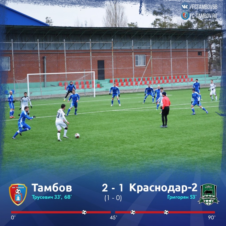 Победа над "Краснодаром-2"