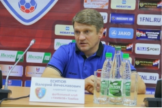 Валерий Есипов на послематчевой пресс-конференции